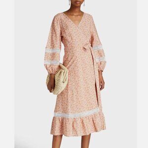 Maje Restella floral-print woven-blend midi dress